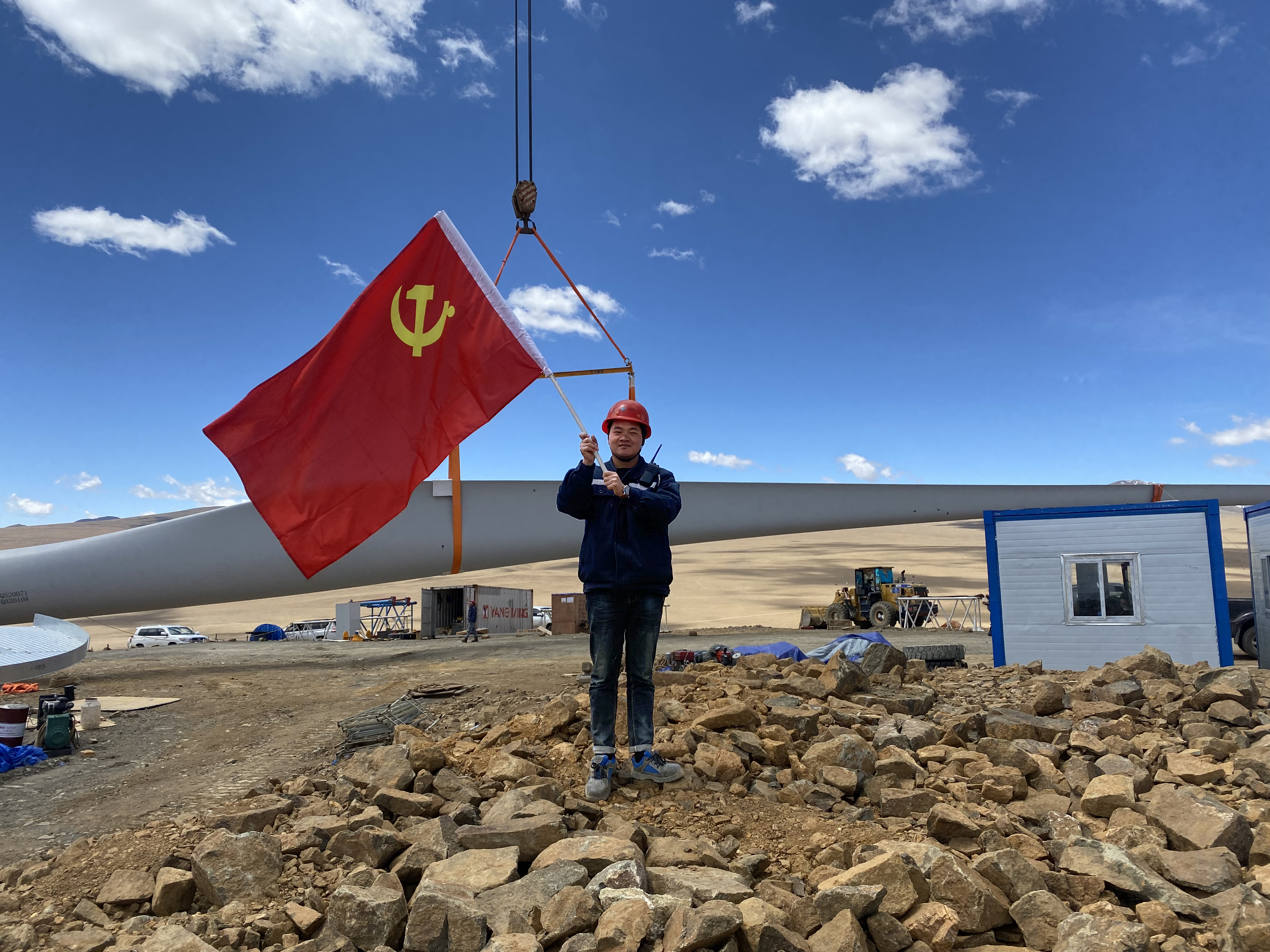 5139.1m, Windey's wind turbines are successfully assembled in the wind farm with the highest altitude around the world