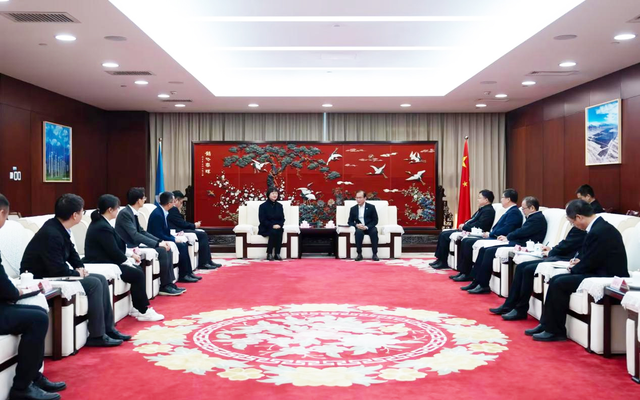 AGGAME股份董事长高玲造访中国华电董事长江毅